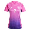 Camiseta de fútbol Alemania Kai Havertz 7 Segunda Equipación Euro 2024 - Mujer